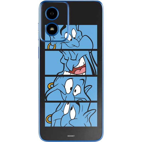 Disney Aladdin Genie Faces Grid Moto G Play 4G (2024) Skin
