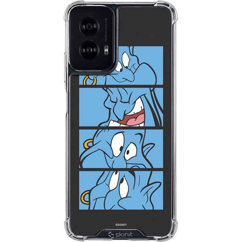 Disney Aladdin Genie Faces Grid Moto G Power 5G (2024) Clear Case