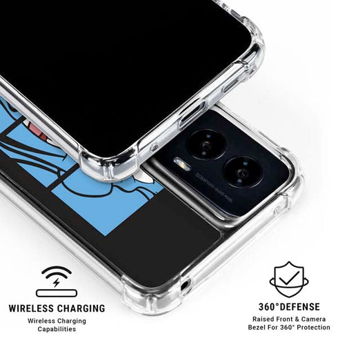 Disney Aladdin Genie Faces Grid Moto G Power 5G (2024) Clear Case