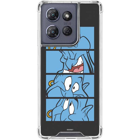 Disney Aladdin Genie Faces Grid Moto G Power 5G (2025) Clear Case