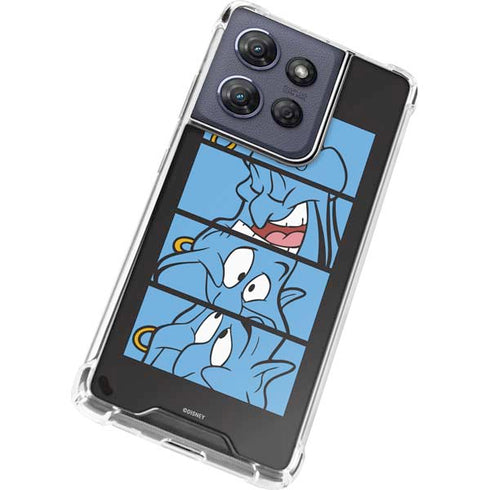 Disney Aladdin Genie Faces Grid Moto G Power 5G (2025) Clear Case