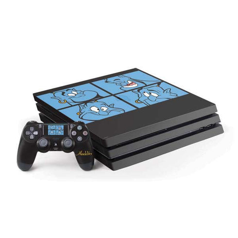 Disney Aladdin Genie Faces Grid PlayStation PS4 Skins