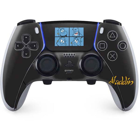 Disney Aladdin Genie Faces Grid PS5 DualSense Edge Pro Controller Skin