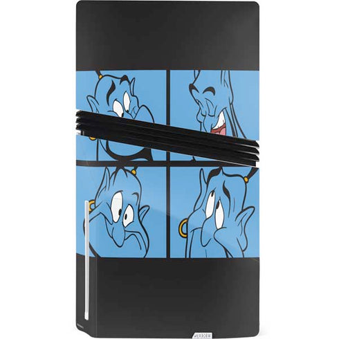 Disney Aladdin Genie Faces Grid PS5 Pro Disk Bundle Skin