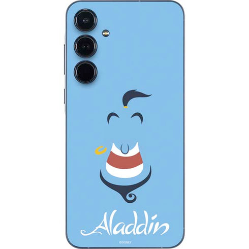 Disney Aladdin Genie Outline Art Galaxy A55 5G Skin