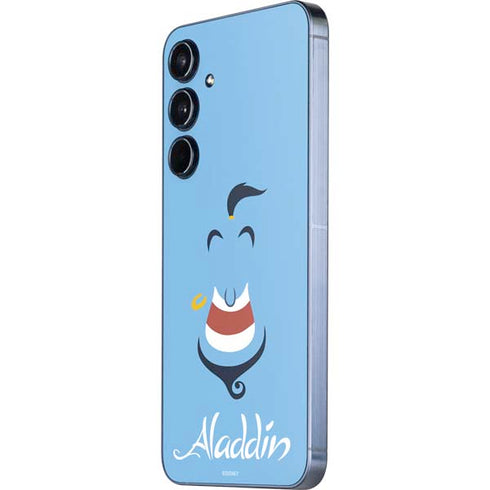 Disney Aladdin Genie Outline Art Galaxy A55 5G Skin