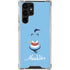 Disney Aladdin Genie Outline Art Galaxy S23 Ultra Clear Case