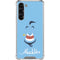 Disney Aladdin Genie Outline Art Galaxy S24 FE Clear Case