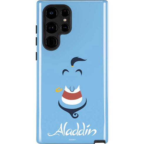 Disney Aladdin Genie Outline Art Galaxy S25 Ultra Impact Case