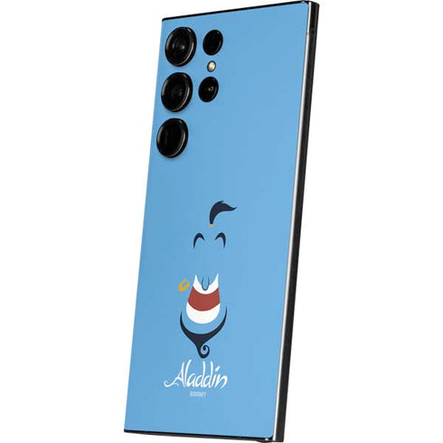 Disney Aladdin Genie Outline Art Galaxy S25 Ultra Skin