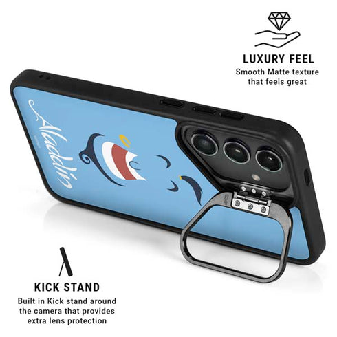 Disney Aladdin Genie Outline Art Galaxy S26 Kickstand Case