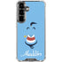 Disney Aladdin Genie Outline Art Galaxy S26 Plus Clear Case