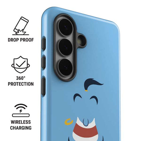 Disney Aladdin Genie Outline Art Galaxy S26 Plus Impact Case