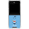 Disney Aladdin Genie Outline Art Galaxy Z Flip6 Clear Case