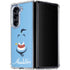 Disney Aladdin Genie Outline Art Galaxy Z Fold5 5G Clear Case