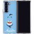Disney Aladdin Genie Outline Art Galaxy Z Fold6 Clear Case