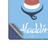 Disney Aladdin Genie Outline Art Galaxy Z Fold6 Skin