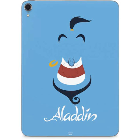 Disney Aladdin Genie Outline Art Apple iPad Pro Skin