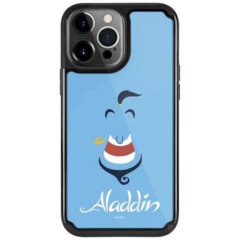 Disney Aladdin Genie Outline Art iPhone Cases