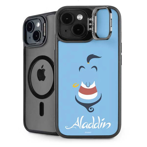 Disney Aladdin Genie Outline Art iPhone 14 Kickstand Case