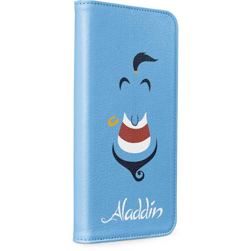 Disney Aladdin Genie Outline Art iPhone 15 Plus Folio Case