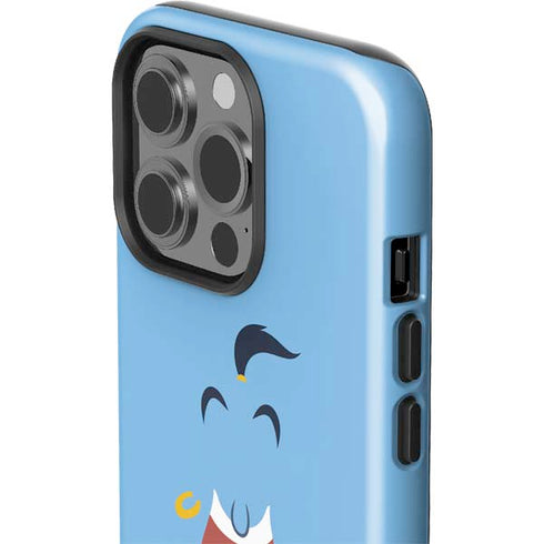 Disney Aladdin Genie Outline Art iPhone 15 Pro Impact Case