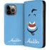 Disney Aladdin Genie Outline Art iPhone 15 Pro Max Folio Case