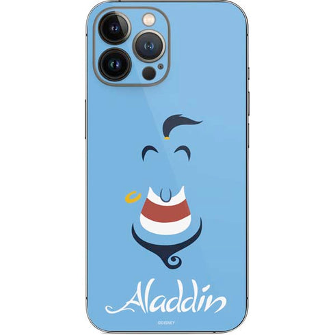 Disney Aladdin Genie Outline Art iPhone 15 Pro Max Skin