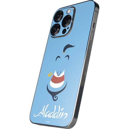 Disney Aladdin Genie Outline Art iPhone 15 Pro Max Skin