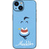 Disney Aladdin Genie Outline Art iPhone 15 Skin