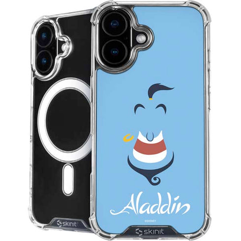 Disney Aladdin Genie Outline Art iPhone 16 MagSafe Case