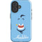 Disney Aladdin Genie Outline Art iPhone 16 Plus Impact Case