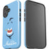 Disney Aladdin Genie Outline Art iPhone 16 Plus Impact Case