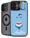 Disney Aladdin Genie Outline Art iPhone 16 Plus Kickstand Case