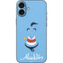 Disney Aladdin Genie Outline Art iPhone 16 Plus Skin