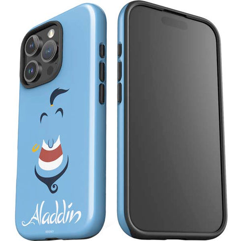 Disney Aladdin Genie Outline Art iPhone 16 Pro Impact Case