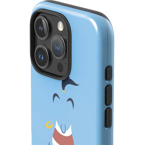 Disney Aladdin Genie Outline Art iPhone 16 Pro Max Impact Case