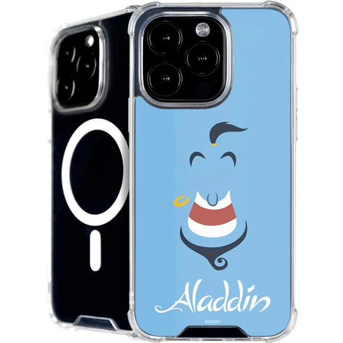 Disney Aladdin Genie Outline Art iPhone 16 Pro Max MagSafe Case