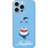 Disney Aladdin Genie Outline Art iPhone 16 Pro Max Skin