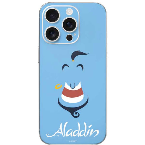 Disney Aladdin Genie Outline Art iPhone 16 Pro Skin