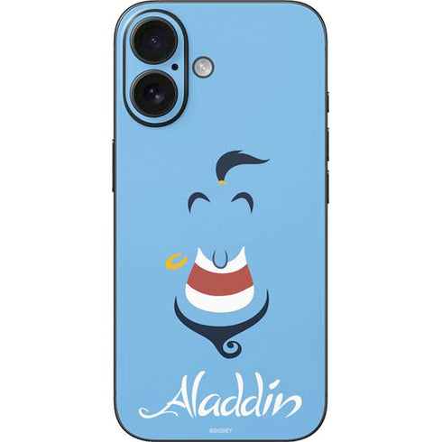 Disney Aladdin Genie Outline Art iPhone 16 Skin