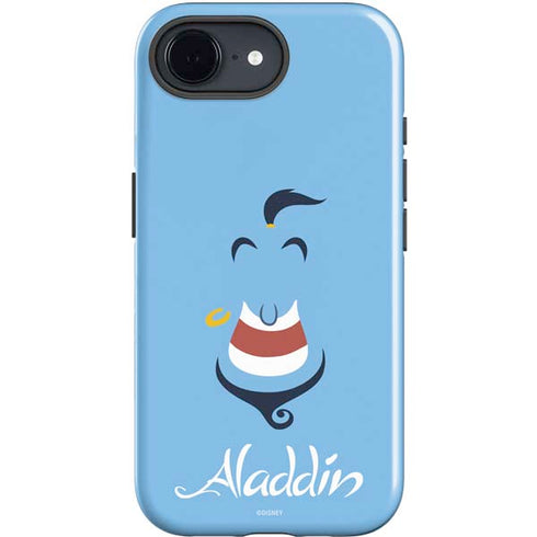 Disney Aladdin Genie Outline Art iPhone 16e Impact Case