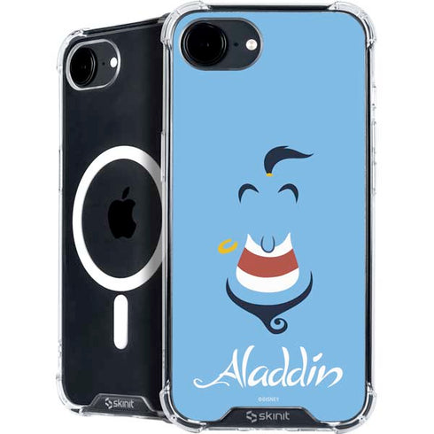 Disney Aladdin Genie Outline Art iPhone 16e MagSafe Case