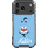 Disney Aladdin Genie Outline Art iPhone 18 Pro Clear Case