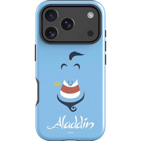 Disney Aladdin Genie Outline Art iPhone 18 Pro Impact Case