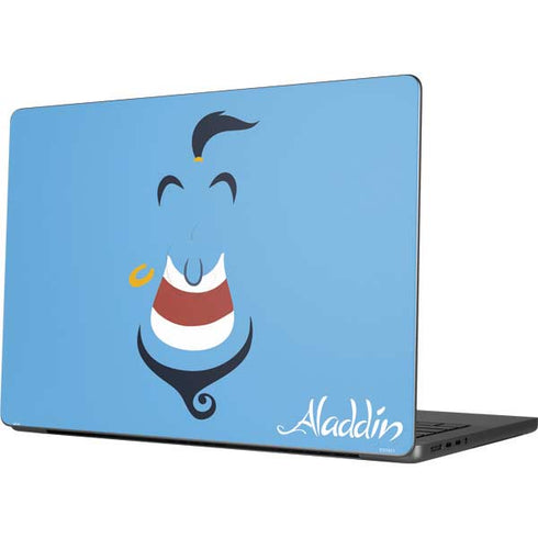 Disney Aladdin Genie Outline Art Apple MacBook Pro 14-inch Skin