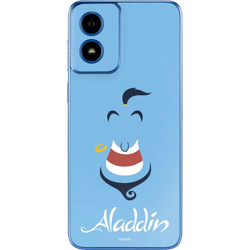 Disney Aladdin Genie Outline Art Moto G Play 4G (2024) Skin