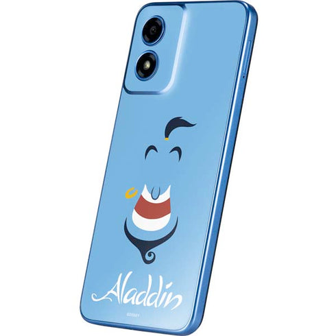 Disney Aladdin Genie Outline Art Moto G Play 4G (2024) Skin