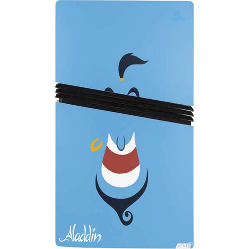 Disney Aladdin Genie Outline Art PS5 Pro Bundle Skin