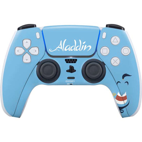 Disney Aladdin Genie Outline Art PlayStation PS5 Skins